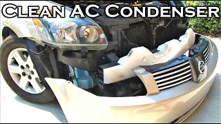 How To Clean Cars AC Condenser [upl. by Alexi]