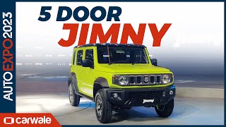 Maruti Jimny at Auto Expo 2023  CarWale [upl. by Collyer311]