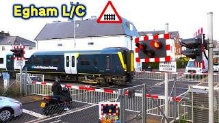 Egham Level Crossing Surrey [upl. by Anse]