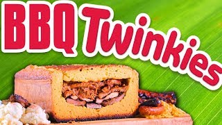 50lb BBQ Twinkie  Epic Meal Time [upl. by Ellerud]