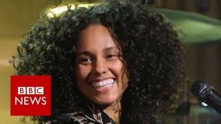 Alicia Keys The 100 Women Interview  BBC News [upl. by Arorua]