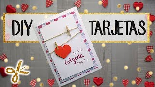 5 Tarjetas DIY para San Valentín [upl. by Yrocaj]