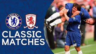 Chelsea 20 Middlesbrough  Roberto Di Matteo Screamer Clinches The Cup  1997 FA Cup Final [upl. by Cindee]