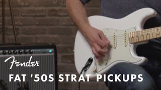 Fat 50s Pickups  Fender Custom Shop  Fender [upl. by Ahtenak]