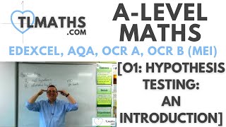 ALevel Maths O101 Hypothesis Testing An Introduction [upl. by Ydnahs]