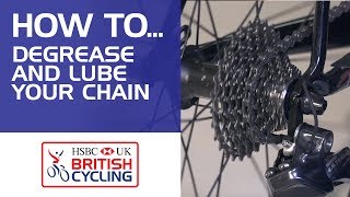 How to degrease and lube your bike chain [upl. by Anomer]