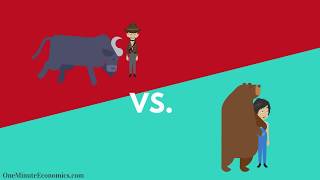 Bull and Bear Markets Bullish vs Bearish Explained in One Minute From Definition to Examples [upl. by Eileen]