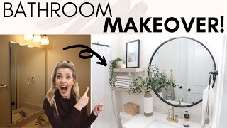 DIY BATHROOM MAKEOVER  BATHROOM STYLING TIPS [upl. by Hartzell877]