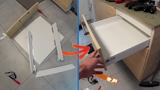 IKEA drawer installation  montage tiroir MAXIMERA [upl. by Akenn]