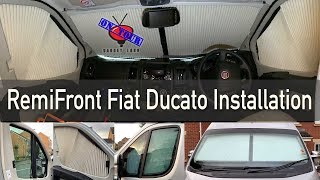 Remis Cab Blinds Installation on Fiat Ducato  Campervan Changes Ep3 [upl. by Allenad]