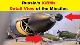 Russia’s R36M2 Satan and RS28 Sarmat ICBMs Detail Views of the Missiles [upl. by Einnel]