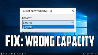 How to Fix Usb Pendrive 16gb Shows 8 MB Solved [upl. by Nolahp]