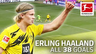 Erling Haaland  38 Goals in Only 41 Matches [upl. by Yenaj520]