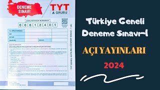 Açı Yayınları TYT Türkiye Geneli Deneme Sınavı1  Tarih Sorularının Çözümleri  2024 [upl. by Daniala]