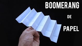 Como Hacer un Avión de Papel BOOMERANG Origami [upl. by Tam]