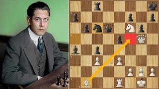 The Move of All Moves  Capablanca vs Marshall  Game 11 [upl. by Viafore]