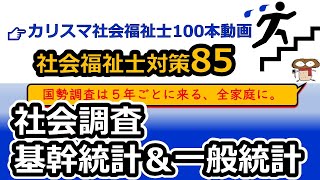 【社会福祉士国試対策85】社会調査（量的調査＆質的調査） [upl. by Haidej]