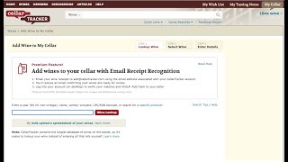 How to Add wines via receipt using CellarTracker [upl. by Galasyn536]