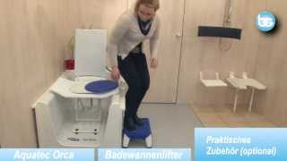 Invacare Badewannenlifter Aquatec Orca wwwburbachgoetzde 3 [upl. by Hedy]