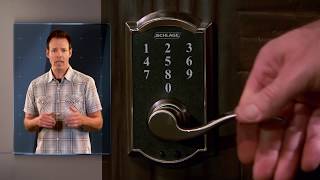 How To Install Your Schlage Touch™ Keyless Lever [upl. by Anelra]