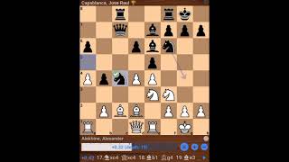 109 Alekhine vs Capablanca 01 [upl. by Andrew619]