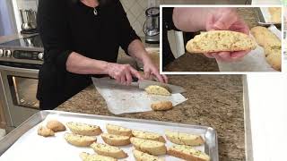 DELICIOUS Almond Biscotti  Traditional Italian Recipe [upl. by Ganny]