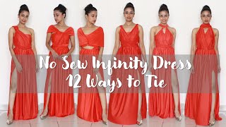 DIY Infinity Dress  Convertible Dress  No Sew  Neelam Sehtya [upl. by Yseult258]