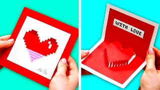 29 INCREÍBLE IDEAS PARA HACER TARJETAS DE SAN VALENTÍN [upl. by Alhak692]