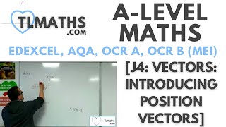 ALevel Maths J401 Vectors Introducing Position Vectors [upl. by Kelila507]