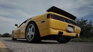 The 610 WHP TwinTurbo Flamespitting Ferrari 348 Challenge [upl. by Marquez]