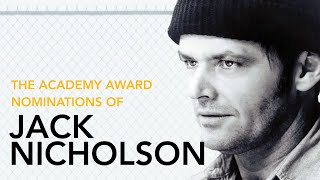 Jack Nicholson  All Oscar Nominations [upl. by Nemlaz]