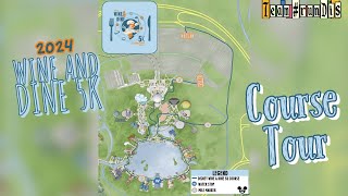 2024 runDisney Wine and Dine 5K Course Flyover [upl. by Prudence]