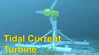 Ocean Energy  Tidal Current Turbine [upl. by Eiramassenav599]