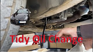 Alfa Romeo Giulietta Change Oil and Oil Filter Success [upl. by Nyliac]