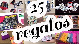 25 ideas de regalos fáciles y bonitos  Especial tarjetas de amor y amistad [upl. by Burk882]