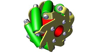 Mecanum Wheel  SolidWorks [upl. by Gladys]