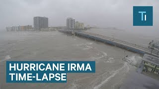 This timelapse shows Hurricane Irma slamming Miami Beach [upl. by Showker294]