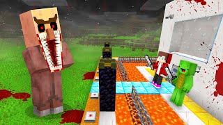 JJ amp Mikey Security House vs SCARY VILLAGER in Minecraft  Maizen [upl. by Spatz]