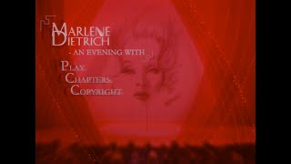 An Evening With Marlene Dietrich Live in 1972 DVD Version Al Upscale [upl. by Eelra438]