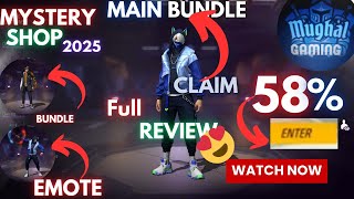 FREE FIRE MYSTERY SHOP EVENT  FULL OVERVIEW 👌 BUNDLE CLAIM 😍 Mughal Gaming 😎  2025 [upl. by Zarah145]