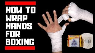 Beginner Boxing Traditional Mexican Hand Wraps And Taping [upl. by Knick629]