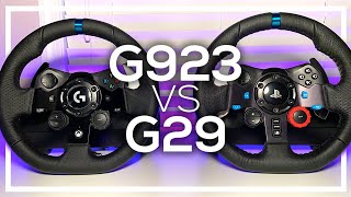 Logitech G923 vs G29 amp G920  Worth the Upgrade [upl. by Caiaphas323]