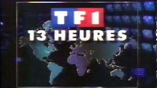 TF1  Journal de 13 heures 1991 [upl. by Nemracledairam368]