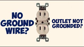 Fix An Ungrounded Outlet  Easy DIY Resolution [upl. by Iveksarap301]