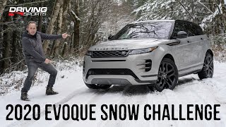 2020 Range Rover Evoque Review and Offroad Snow Challenge [upl. by Etterual90]