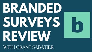 Branded Surveys Review [upl. by Aihtiekal]