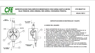 Preparacion para acometida monofasica CFE [upl. by Naahsar]