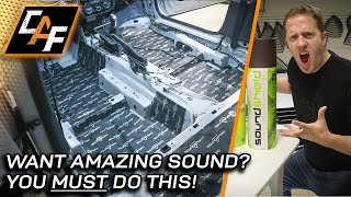 IMPROVE SOUND Deadening Treatment EXPLAINED  Better Bass and Improved Sound Quality [upl. by Ahter]