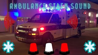 Ambulance Siren sound [upl. by Bernj]