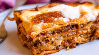 Lasagne al Forno Italian Beef Lasagna [upl. by Kerry]